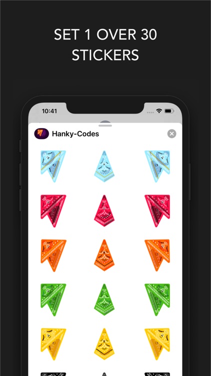 Hanky-Code Stickers