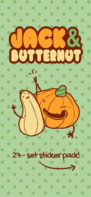 Jack & Butternut Stickers