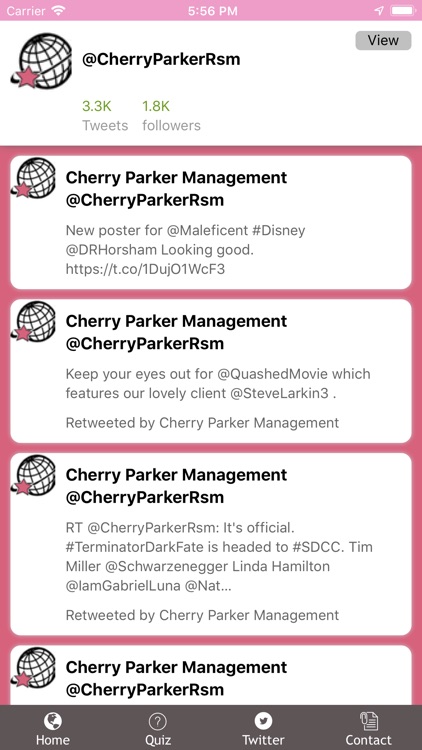 Cherry Parker Management.