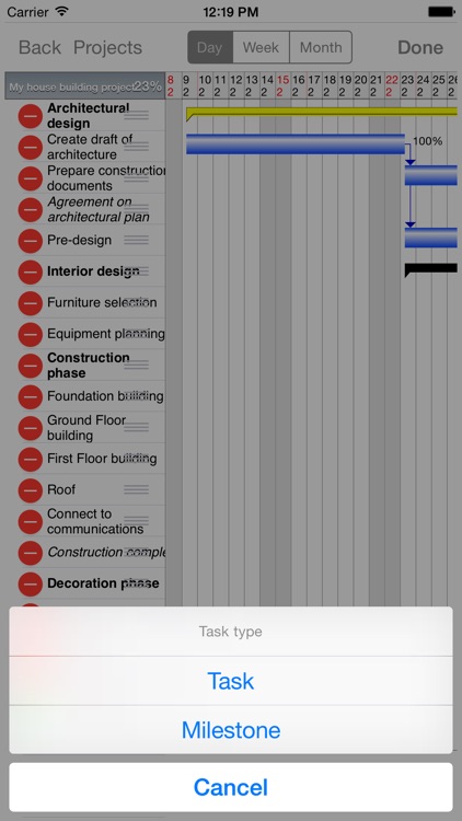 Project Planner - Gantt app screenshot-4