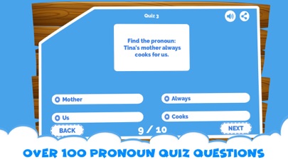 English Grammar Pronouns Quiz screenshot 4