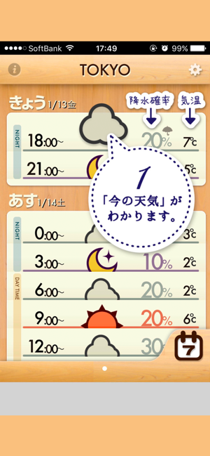 おてがる天気(圖4)-速報App