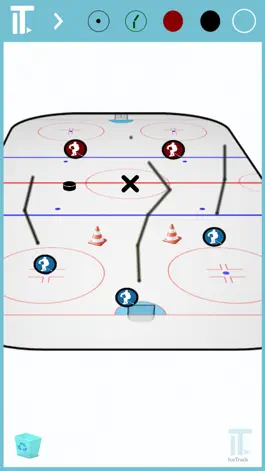 Game screenshot Icetrack Hockey Board apk