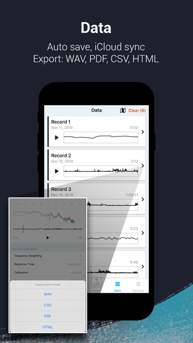 Decibel 10 PRO dBA Noise Meter Screenshot 4