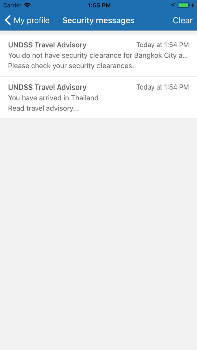 Electronic Travel Advisory screenshot 4