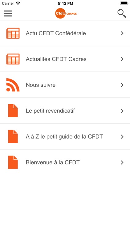 CFDT ORANGE