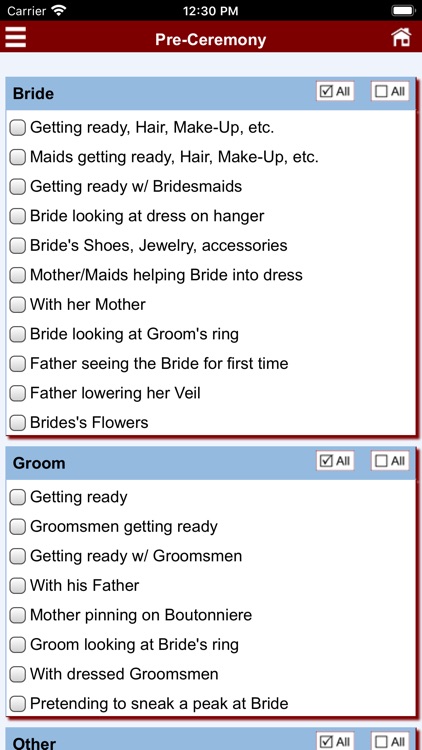 Wedding Pose Checklist screenshot-3