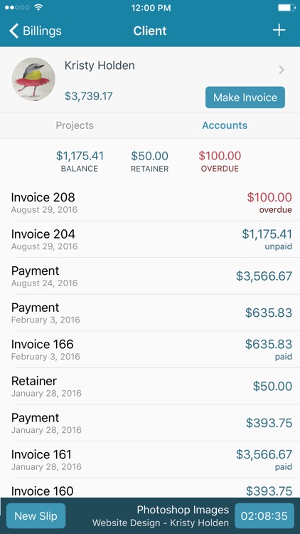 Billings Pro - Time & Invoice screenshot-3