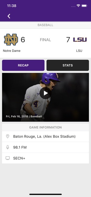 LSU Sports Mobile(圖4)-速報App