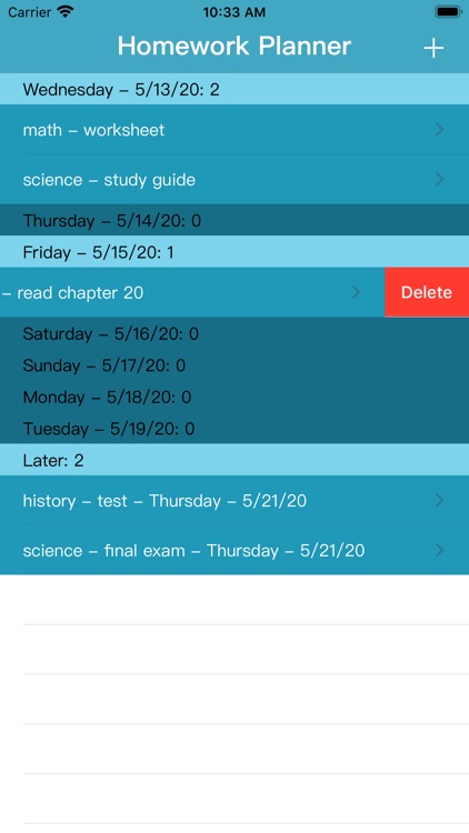 HW Planner screenshot-3