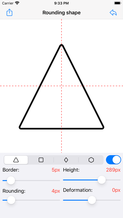 Rounding shape screenshot 2