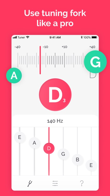 Tuner PRO: guitar,ukulele,bass
