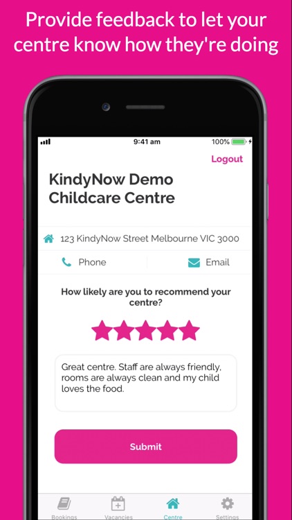 KindyNow Childcare booking App screenshot-3