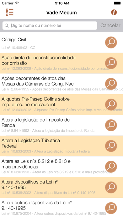 How to cancel & delete Vade Mecum Lite Direito Brasil from iphone & ipad 1