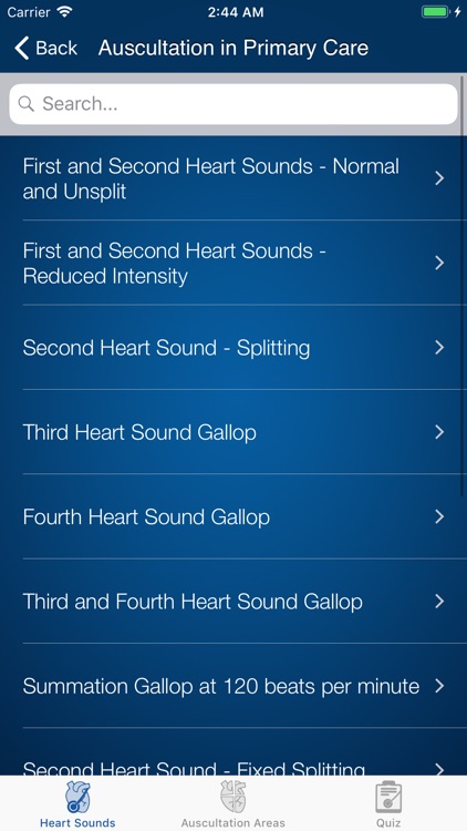 Heart Sounds Auscultation