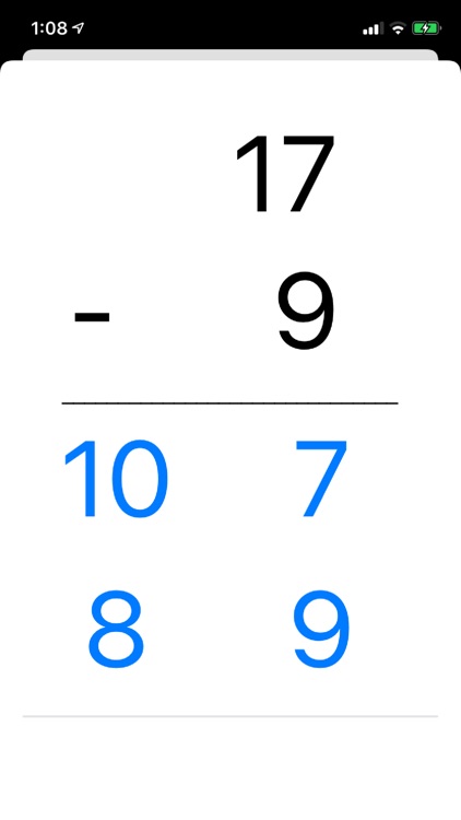 Subtraction Flash Cards Hooda by Hooda Math