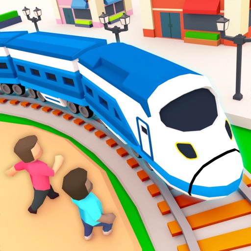 Idle Train 3D Icon