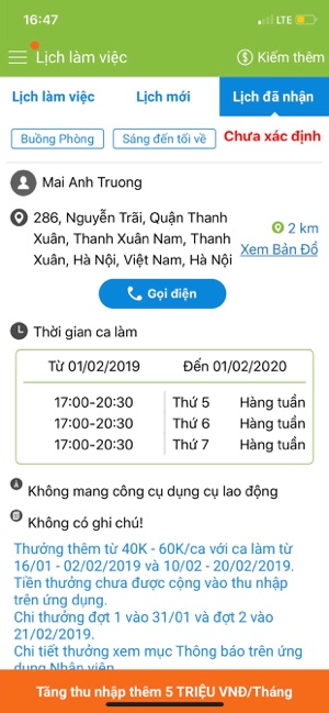 JupViec.vn: Nhân viên(圖5)-速報App