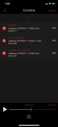 Screenshot 7 Awesome Voice Recorder iphone