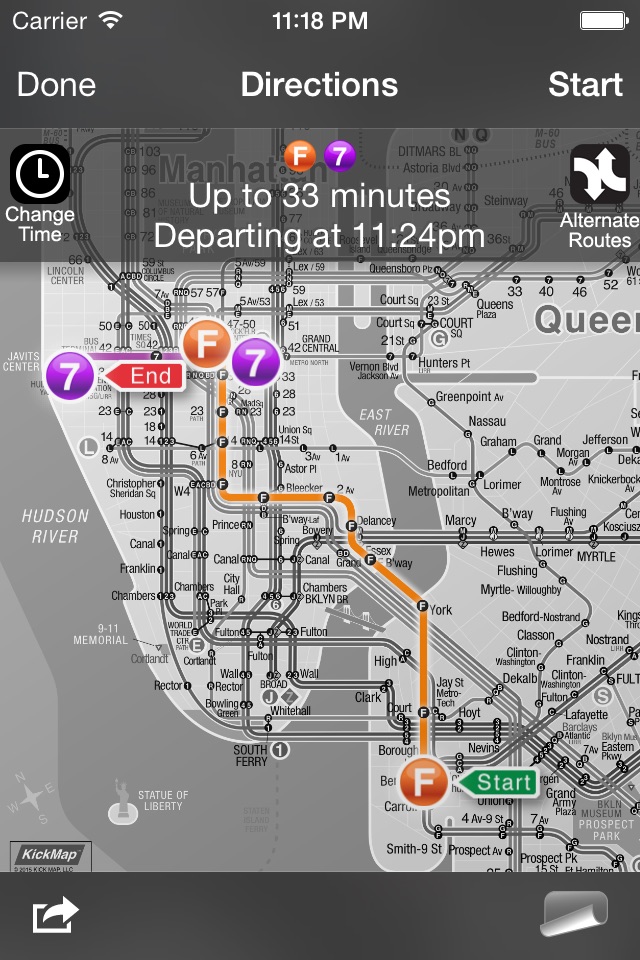 KickMap NYC screenshot 2