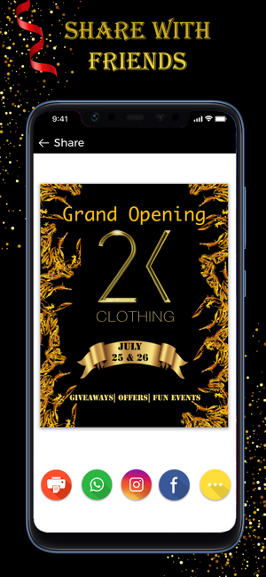 Grand Opening Invitation Card(圖5)-速報App