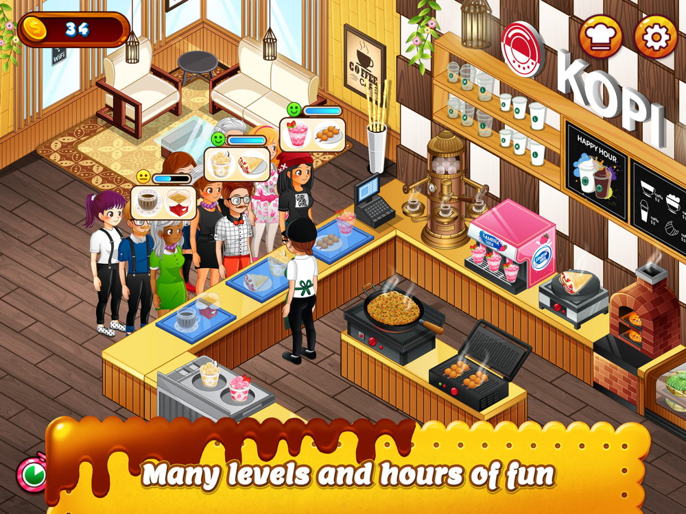 Cafe Panic: Cooking Restaurant App for iPhone - Free  