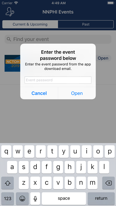 How to cancel & delete NNPHI Events from iphone & ipad 2