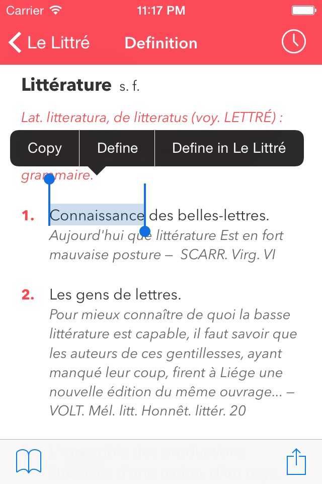 Dictionnaire Le Littré screenshot 3