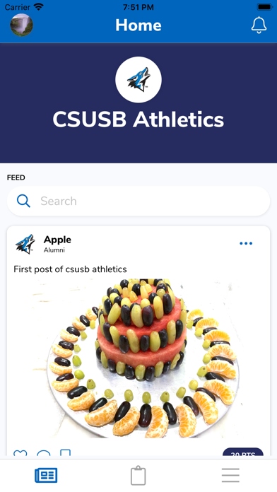 CSUSB Athletics screenshot 2