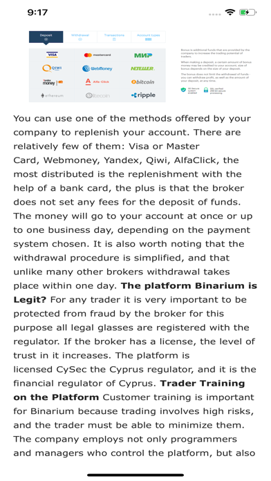 About Binarium Broker & Bonus screenshot 4