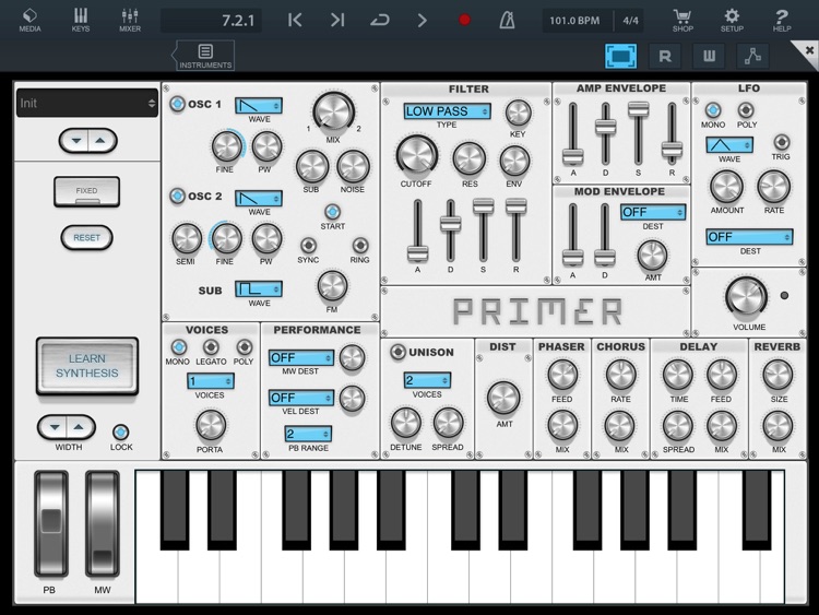 Primer synth screenshot-3