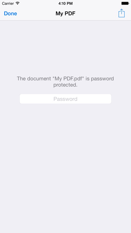 PDF Password