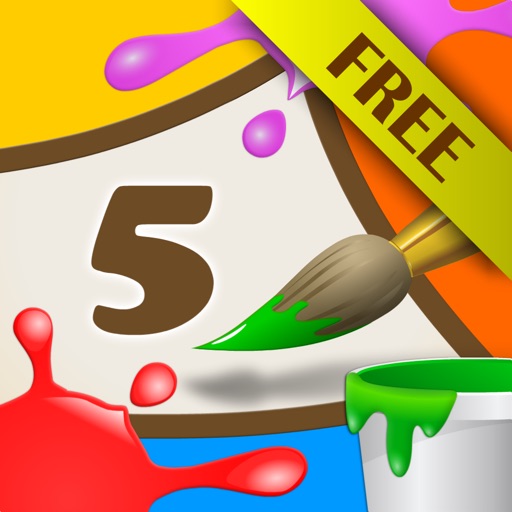 Kids Coloring and Math - Coloring book for kids Free iOS App