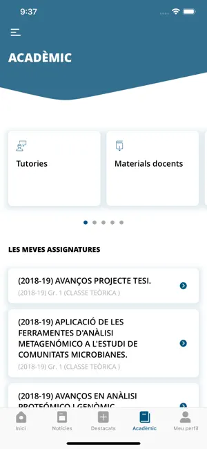 Screenshot 8 appUA, Universitat d'Alacant iphone