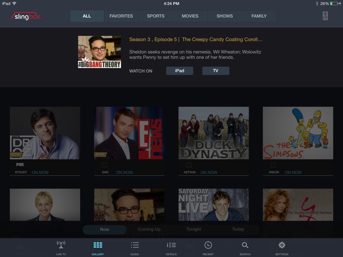 SlingPlayer for iPad