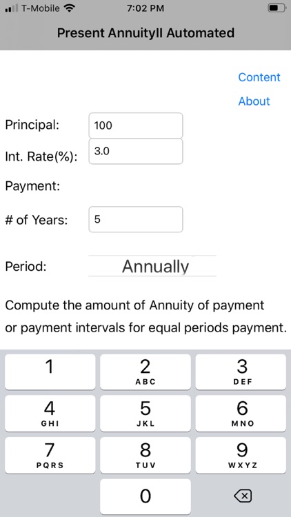 Present AnnuityII Automated