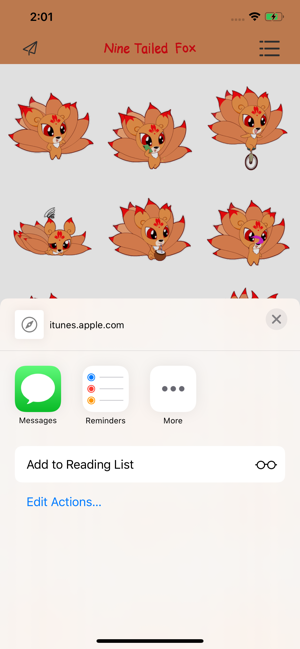 Nine Tailed Fox Stickers(圖2)-速報App