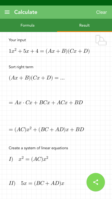 Factoring Quadratics PRO screenshot 2