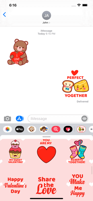 Love Puns: Animated Stickers(圖6)-速報App