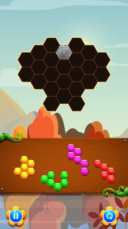 One-Block Fun Puzzle Hexagon screenshot-3