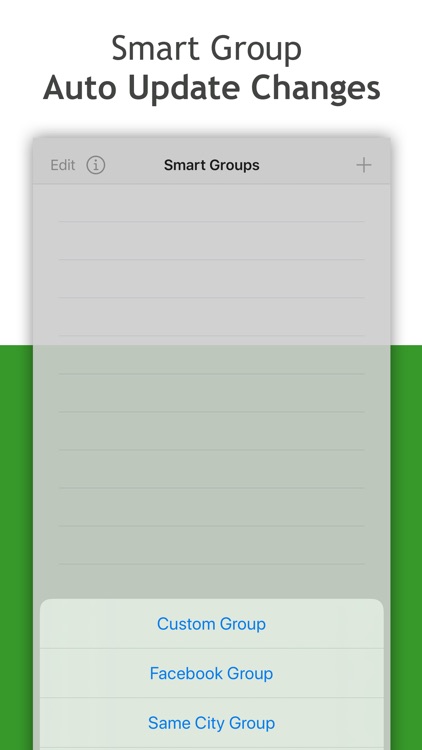 Smart Group: Email, SMS/Text