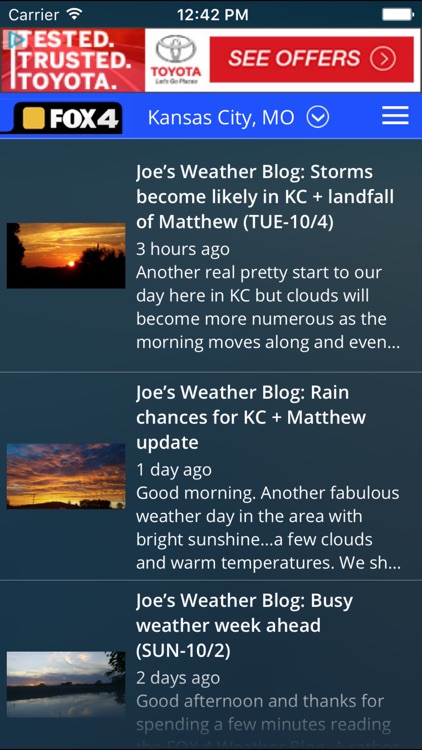 WDAF Fox 4 Kansas City Weather