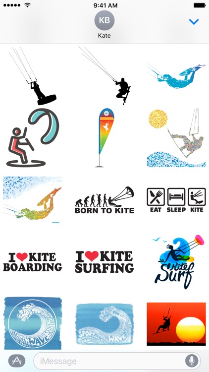 Kiteboarding Stickers