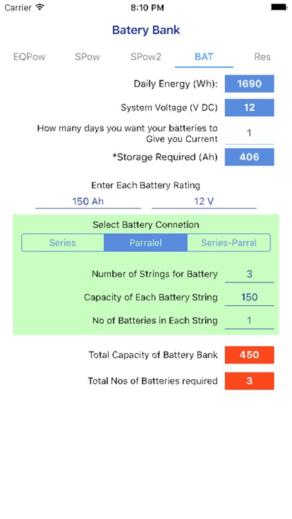 PV Calculator - off grid screenshot-3