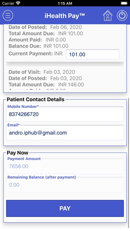 iHealth Pay - Patient screenshot-4