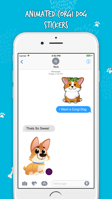 Cute Corgi Animated Emojis screenshot 4