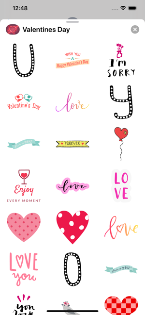 Valentines Day Frames Stickies