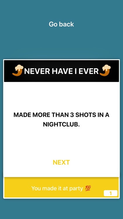 Never have I ever (BB)