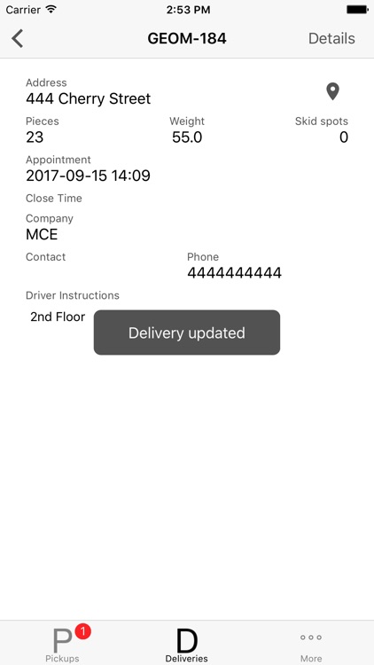 Geomax Pickup and Delivery screenshot-4