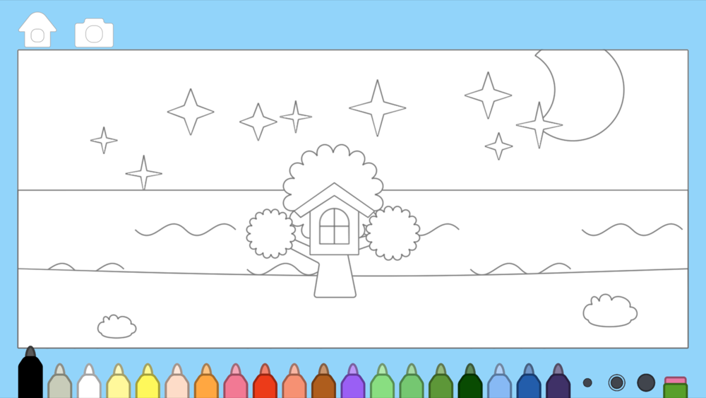 Colorbook Kid and Toddler Game App for iPhone - Free Download Colorbook
